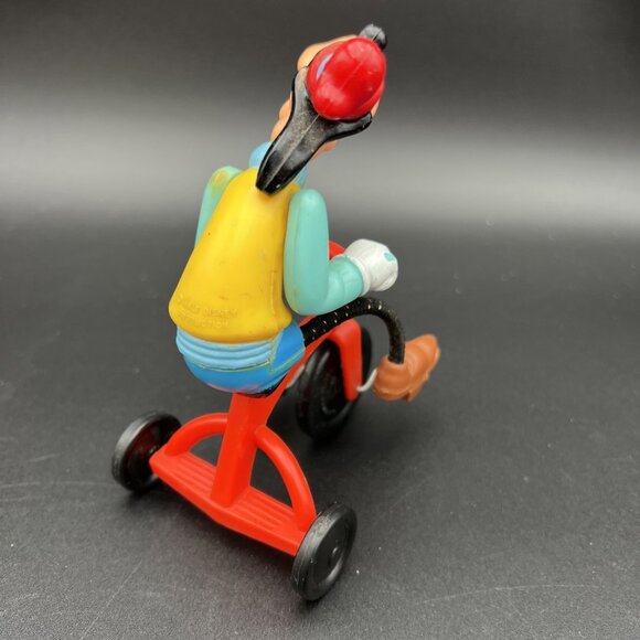 Vintage 1977 Walt Disney Productions Goofy on Tricycle that Pedals Toy Figure 5" - Picture 4 of 16